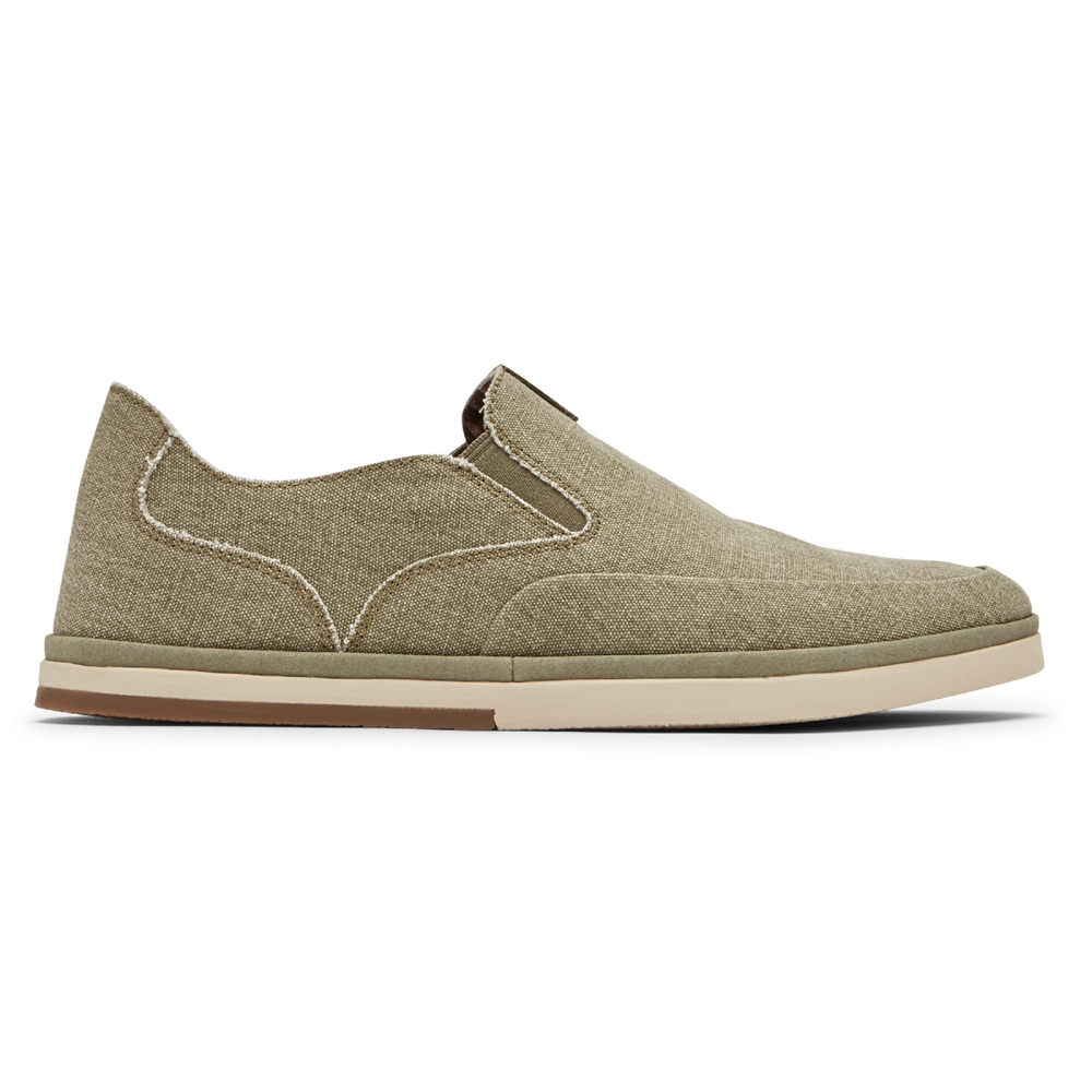 Rockport Slip-Ons Herre Olivengrønne - Austyn - HZQL69873